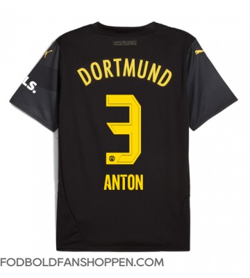 Borussia Dortmund Waldemar Anton #3 Udebanetrøje 2024-25 Kortærmet
